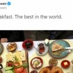 İngiliz muhabir T&uuml;rk kahvaltısına &ouml;vg&uuml;ler yağdırdı