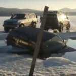 Rusya'da buz tabakası kırıldı, 45 araç suya battı