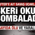 Son dakika: Hafter'e ait savaş uçakları askeri okulu bombaladı