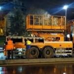 Tramvay hattının katener teli zarar gördü seferler aksadı