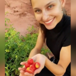 Jessica May tarladan domates topladı!