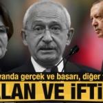 Bir yanda gerçek ve başarı, diğer yanda yalan ve iftira