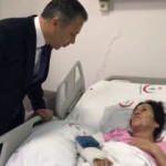 İstanbul Valisi Ali Yerlikaya, Leyla Çetinkol’u ziyaret etti