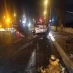 Ortalığı savaş alanına çeviren kaza