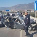 Tire'de otomobiller çarpıştı: 8 yaralı