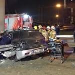 Ataşehir'de korkunç kaza: 14 yaşındaki şoför bacağından oldu