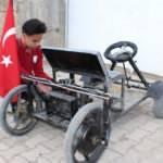 G&ouml;ren inanamıyor! 14 yaşında kendi elektrikli aracını yaptı