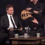 Şiddetli depreme canlı yayında yakalandılar