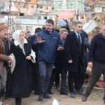 Bakan Kurum deprem bölgesinde incelemelerde bulundu