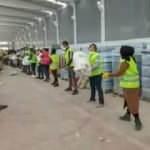 Deprem bölgesine gelen gönüllülerden yardım "zinciri"