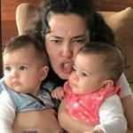 Pelin Akil ve Anıl Altan'ın ikizleriyle eğlenceli anları!