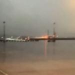 Sabiha'da uçağın pistten çıkma anı kameralarda