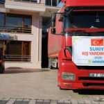 Sadakataşı'ndan İdlib'e 7 TIR insani yardım