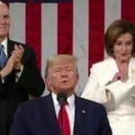 Kameralar önünde gerginlik! Trump elini sıkmadı, Pelosi de konuşmasını yırtıp attı