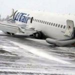 Rusya'da korku dolu anlar! Uçak pistten çıktı