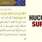 Hucurat Suresi faziletleri nelerdir? Hucurat Suresi Türkçe anlamı ve meali