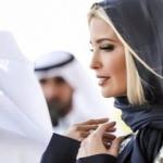 Trump'ın kızı, uzun kıyafeti ve siyah baş&ouml;rt&uuml;s&uuml;yle g&ouml;zlerden ka&ccedil;madı!