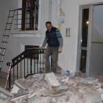 Apartman girişinde akılalmaz olay! Faciadan dönüldü