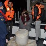 Botları su alan göçmenleri balıkçılar kurtardı