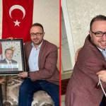 Fatma Teyzeye Başkan Erdoğan’ın tablosu hediye edildi