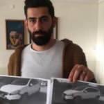 Çekicinin yoldan kaldırdığı aracını dağılmış halde buldu