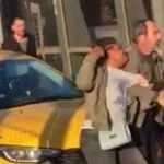 Kadın yolcudan taksiciye &ldquo;şarj aleti&rdquo; dayağı