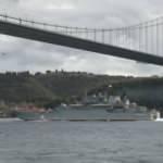 Rus savaş gemisi İstanbul Boğazı'ndan geçti