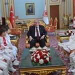 TBMM Başkanı Şentop'a anasıfı öğrencilerini ağırladı! Renkli görüntüler