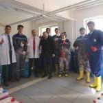 Yalova'da lise öğrencileri 4 ton dezenfektan üretti, okullarda kullanılacak