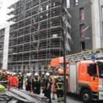 Hamburg'ta inşaat iskeleti çöktü: 1 ölü, 8 yaralı