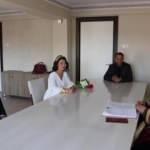 Damat ve gelinin mesafeli nikah töreni