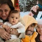Pelin Akil ve Anıl Altan'dan babaanneyi ağlatan kutlama