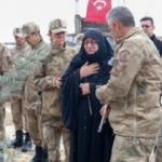 Şehit aileleri Van'daki çığ bölgesinde duygusal anlar yaşadı