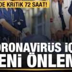Son dakika: Hastaneler için koronavirüs kararı! 72 saat boyunca...