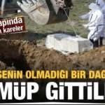 Dünyada ses getiren kareler! Kimselerin olmadığı bir dağ başına gömüp gittiler