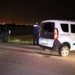 Polisten kaçan şüpheliler su kanalına uçtu