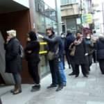 PTT önünde bir metrelik mesafe tartışması!