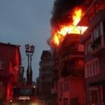 Samsun'da korkutan yangın
