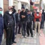 Bursa’da ürküten kalabalık! Banka önünde kuyruk