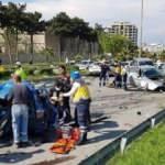 Freni boşalan TIR, ortalığı savaş alanına çevirdi!