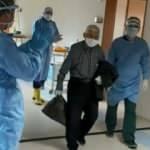 82 yaşında koronavirüsü yendi, alkışlarla taburcu edildi