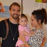 Caner Erkin 1 yaşındaki kızıyla spor yaptı!