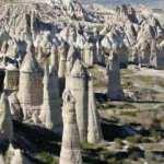 Hayalet şehir Kapadokya havadan görüntülendi