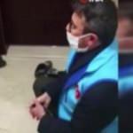 Yardıma gittiği vatandaşın vefat ettiğini öğrenen imam merdivenlerde Kur'anı Kerim okudu