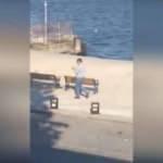‘Aman evden çıkmayın’ deyip Boğaz'da yürüyüşe çıkan Küçükkaya'ya vatandaştan tepki