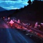 Kaza yapan kamyona kimse yaklaşamadı