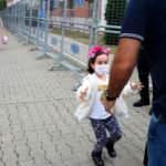 Karantinadan çıkan minik Şura aylar sonra babasına kavuştu