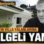 Yılmaz Özdil'in '2 odalı' denilen kaçak ultra lüks villasında spor salonu da var