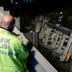 Tankerle viyadükten uçtu, kendini kurtaranlara böyle teşekkür etti