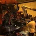 TEM’de 5 TIR birbirine girdi, otoyol trafiğe kapandı